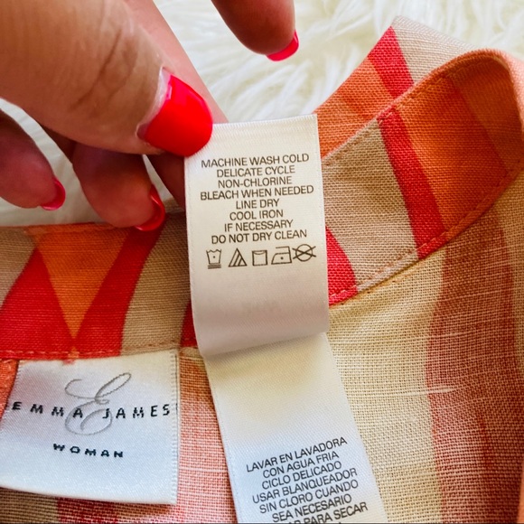 Emma JamesSummer Linen Matching Skirt Set